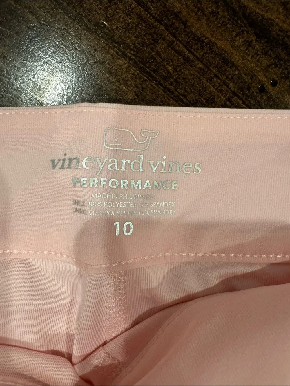 Vineyard Vines Light Pink Scalloped Hem Mini Skirt